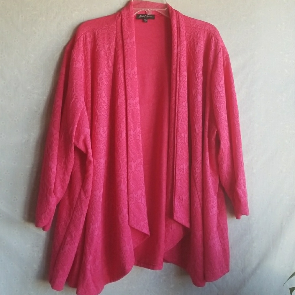 SLINKY BRAND pink 3X CARDIGAN. !!!